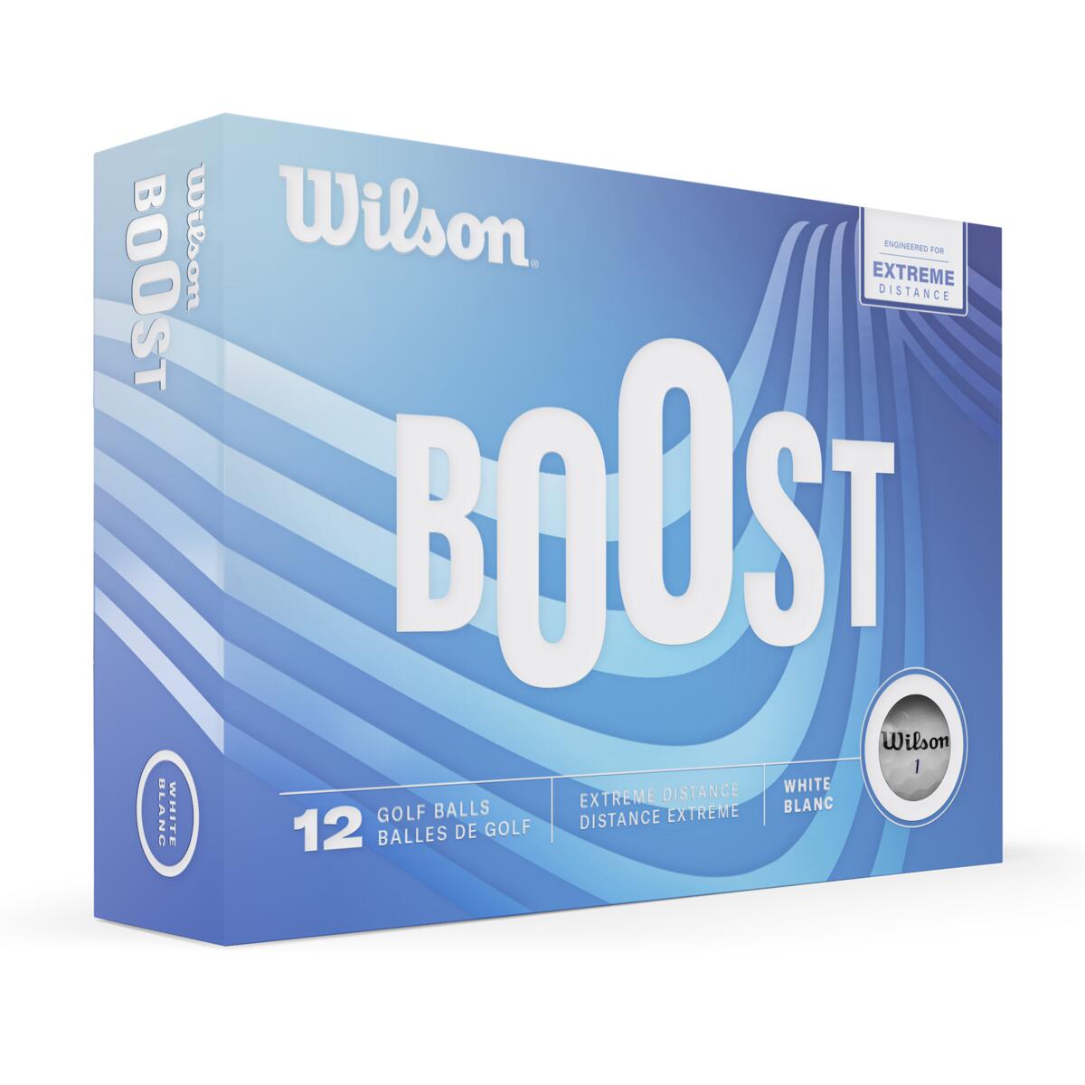 Wilson Golf Balls | Boost Sleeve | White