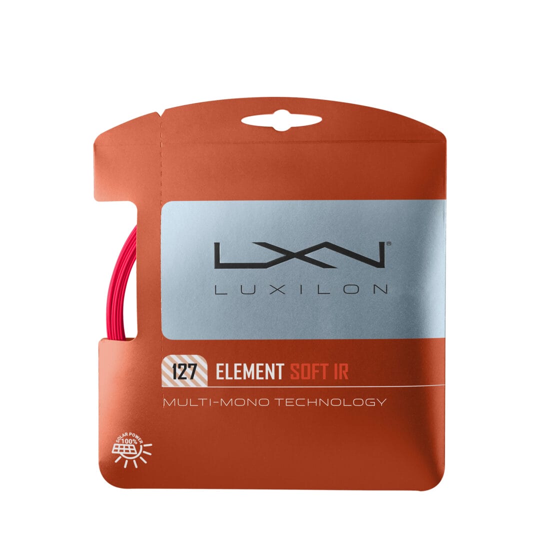 Wilson Strings | Luxilon Strings | Luxilon Element Ir Soft 127 Red Set SL027