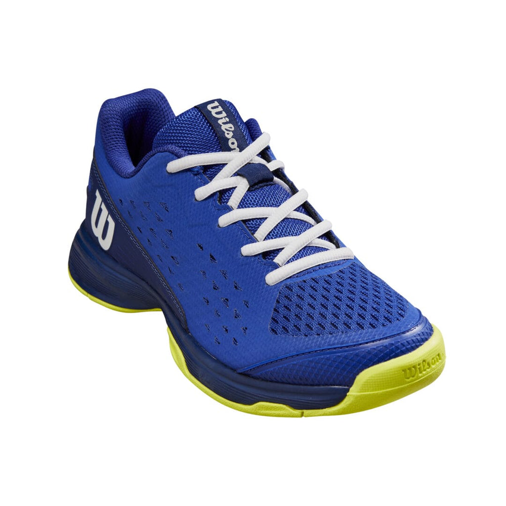 Wilson Junior Footwear | Rush Pro L Bluing / Blue Print / Safety Yellow