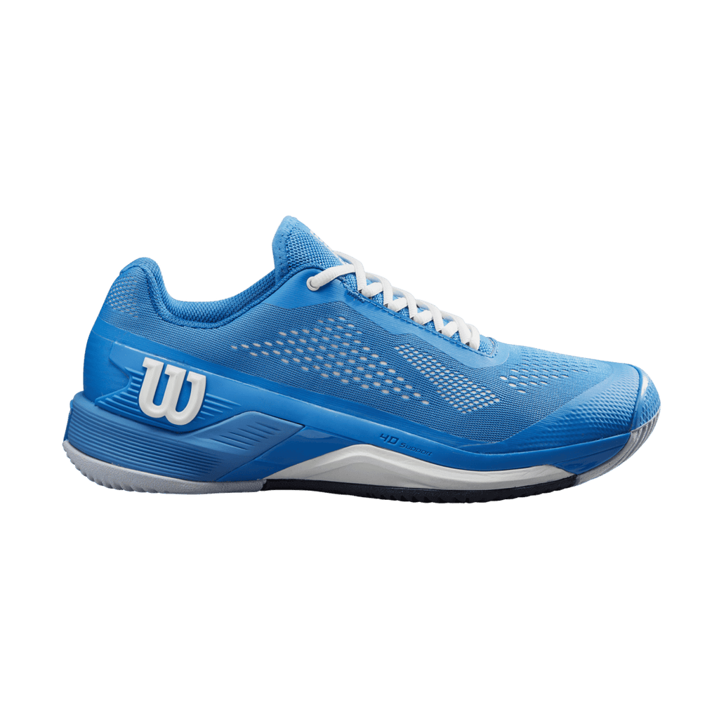 Wilson Mens Footwear | Rush Pro 4.0 French Blue / White / Navy Blazer