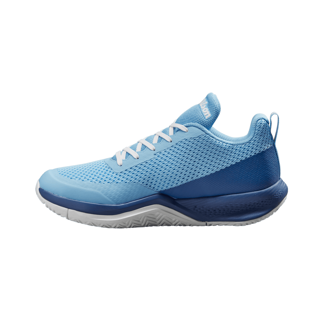 Wilson Padel Footwear | Ladies Rush Pro Lite Bonnie Blue / Deja Vu Blue / White