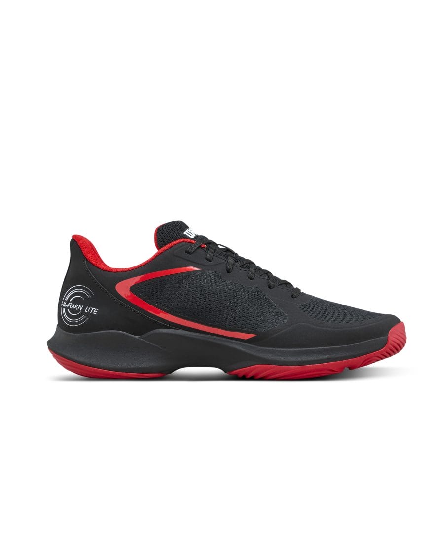 Wilson Padel Footwear | Mens Hurakn Lite Blk / Infrared / Wht