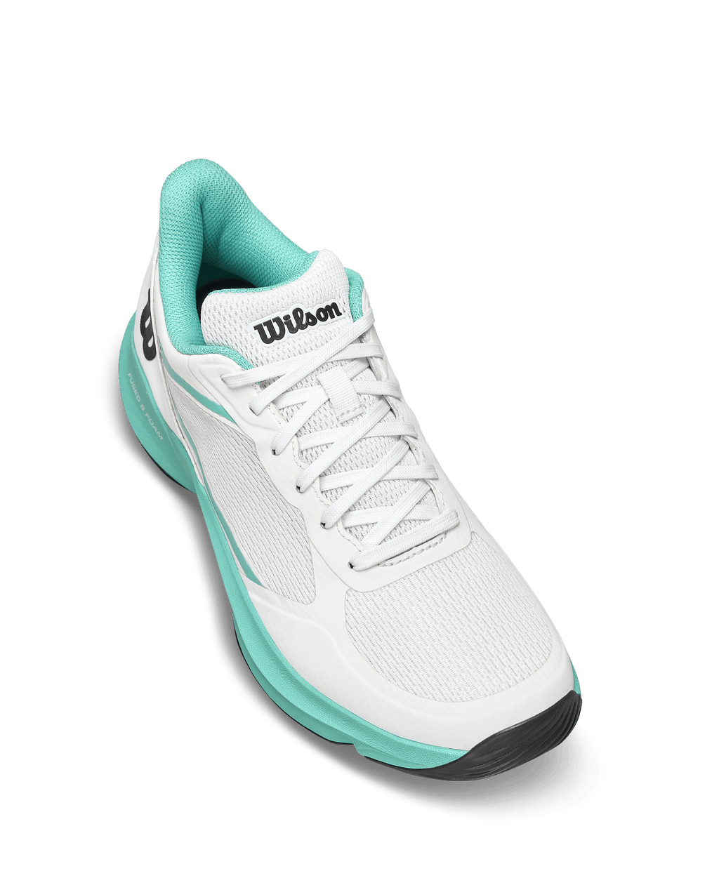 Wilson Padel Footwear | Ladies Hurakn Lite White / Turquoise / Black
