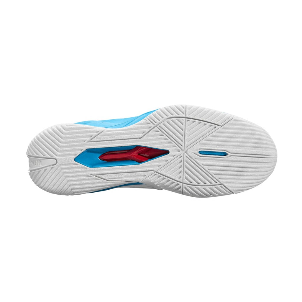 Wilson Mens Footwear | Men's Rush Pro 4.5 Oz Wht / Wht / Atomic Blue
