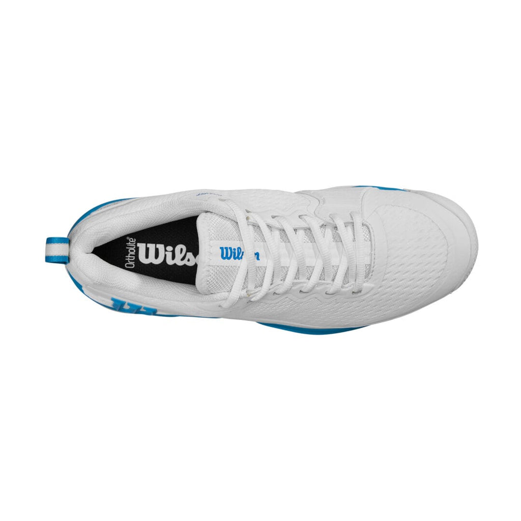 Wilson Mens Footwear | Men's Rush Pro 4.5 Oz Wht / Wht / Atomic Blue