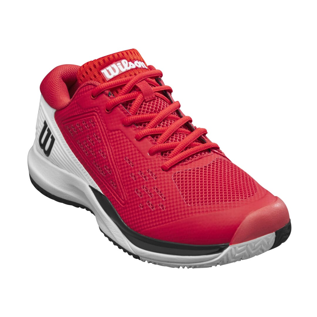 Wilson Mens Footwear | Rush Pro Ace Red / White / Black