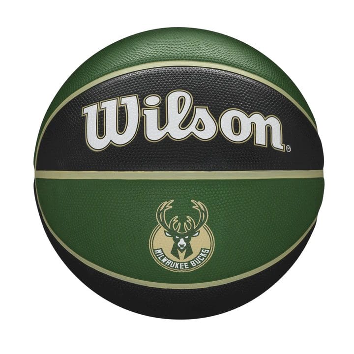 Wilson Team Sports | Basketball | NBA Basketball NBA Team Tribute Basketball Mil Bucks TS057