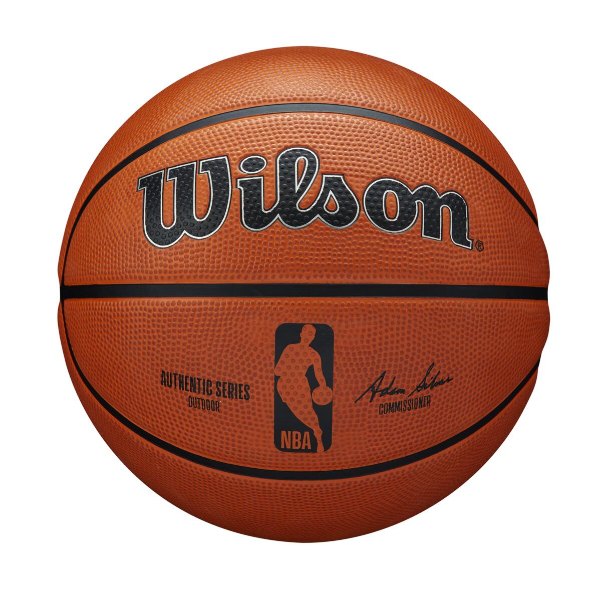 Wilson Team Sports | Basketball | NBA Basketball NBA Authentic Series Outdoor Basketball Orange Size 7 TS015