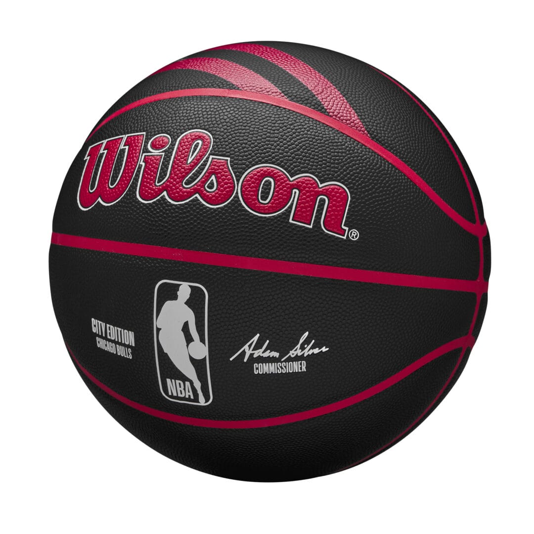 Wilson Team Sports | Basketball | NBA Basketball NBA Team City Collector Chi Bulls Size 7 TS082