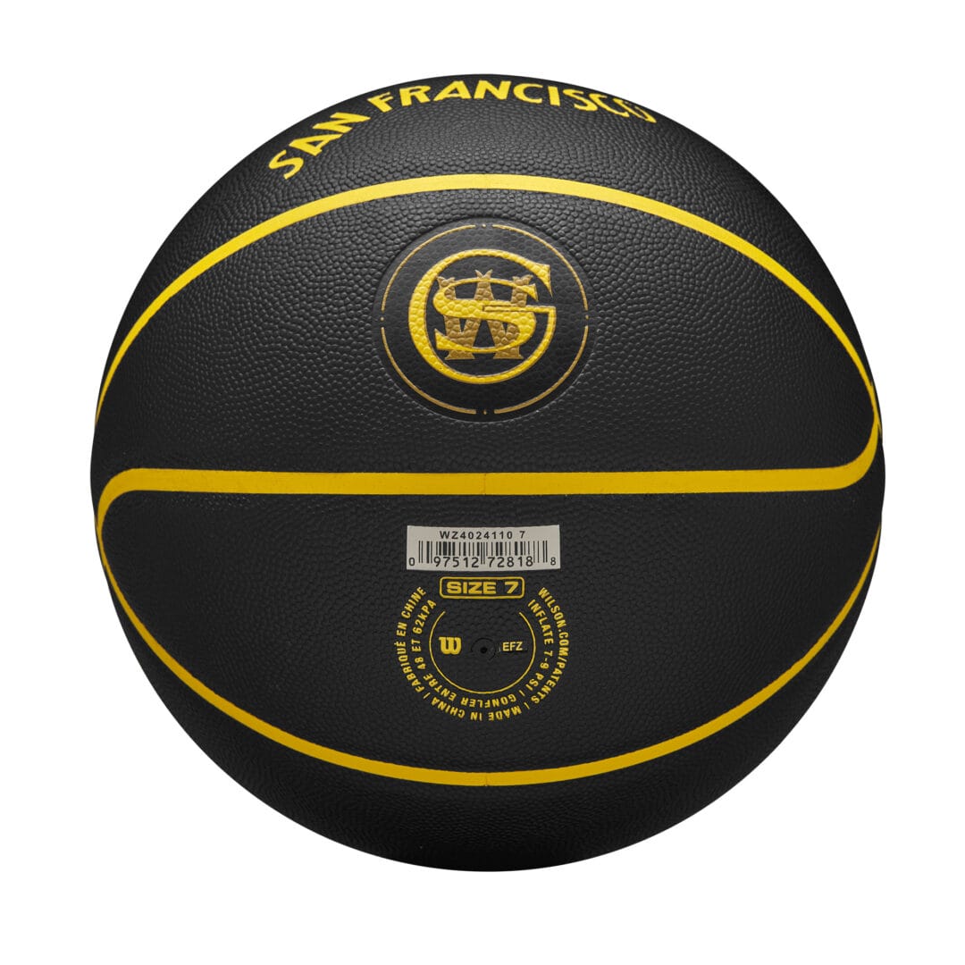 Wilson Team Sports | Basketball | NBA Basketball NBA Team City Collector Gs Warri Size 7 TS083