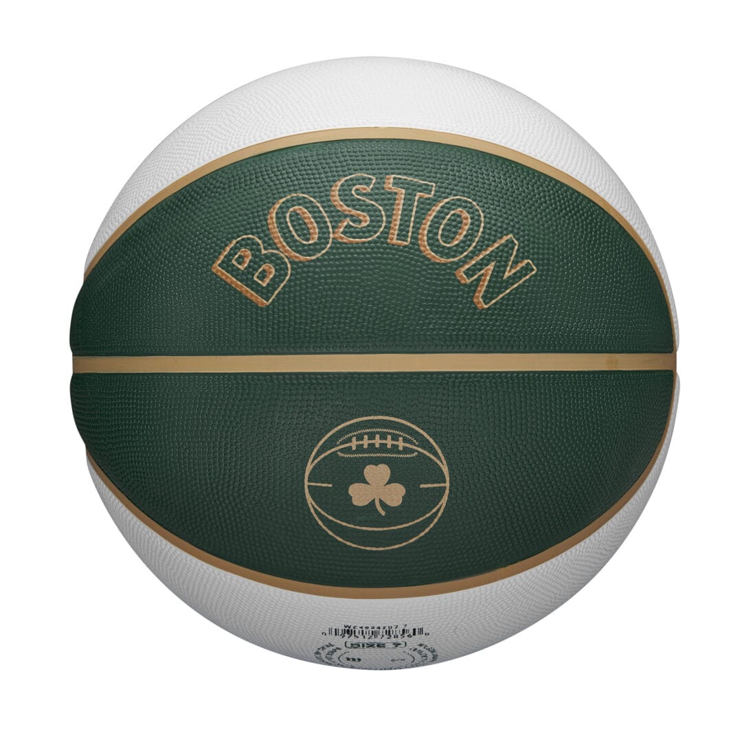 Wilson Team Sports | Basketball | NBA Basketball NBA Team City Edition Bos Celt Size 7 TS086