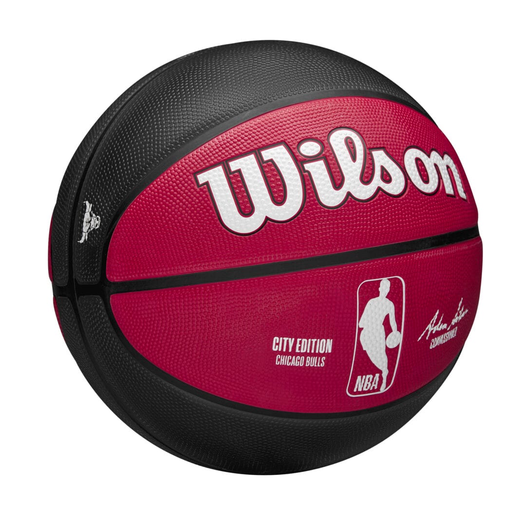 Wilson Team Sports | Basketball | NBA Basketball NBA Team City Edition Chi Bull Size 7 TS087