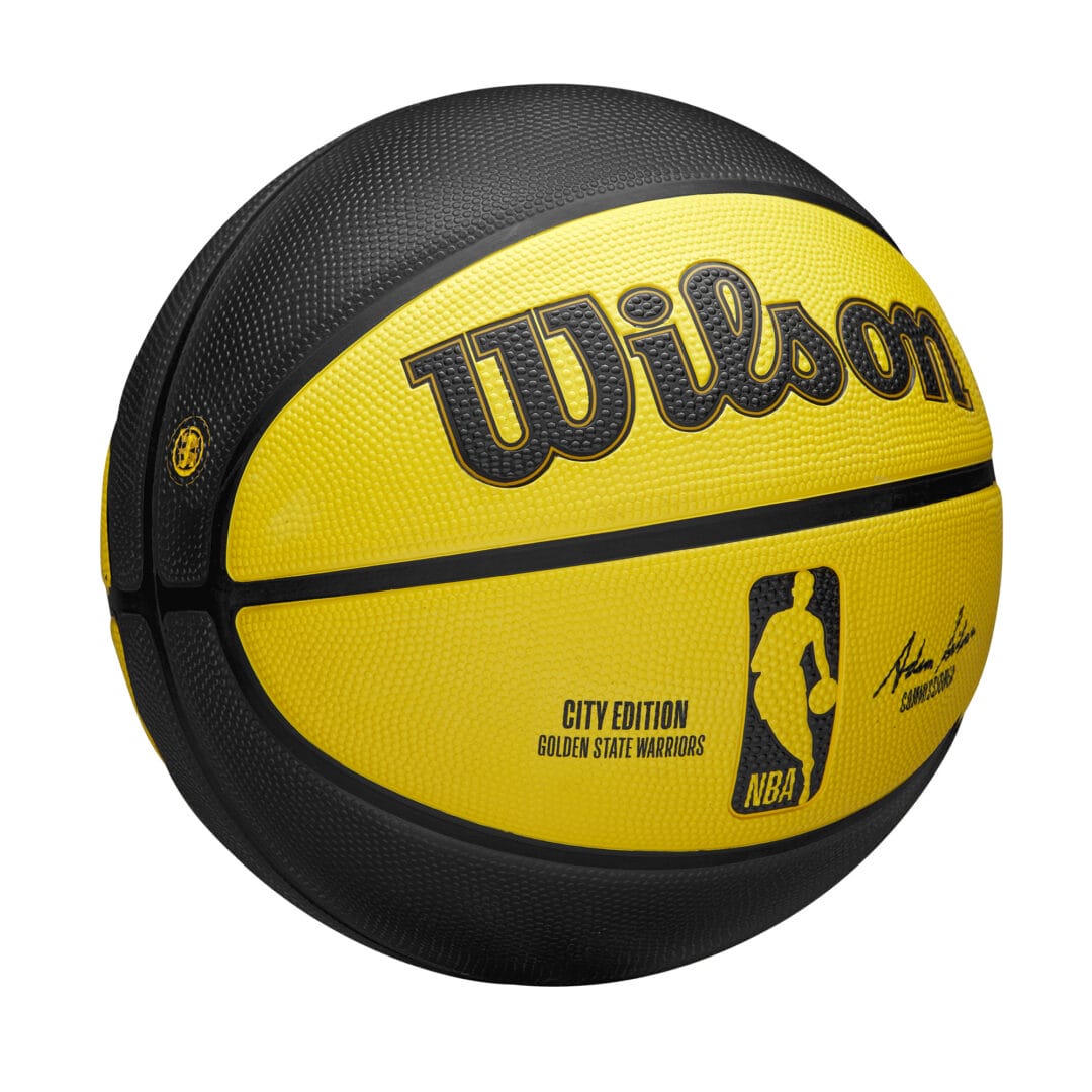 Wilson Team Sports | Basketball | NBA Basketball NBA Team City Edition Gs Warriors Size 7 TS090
