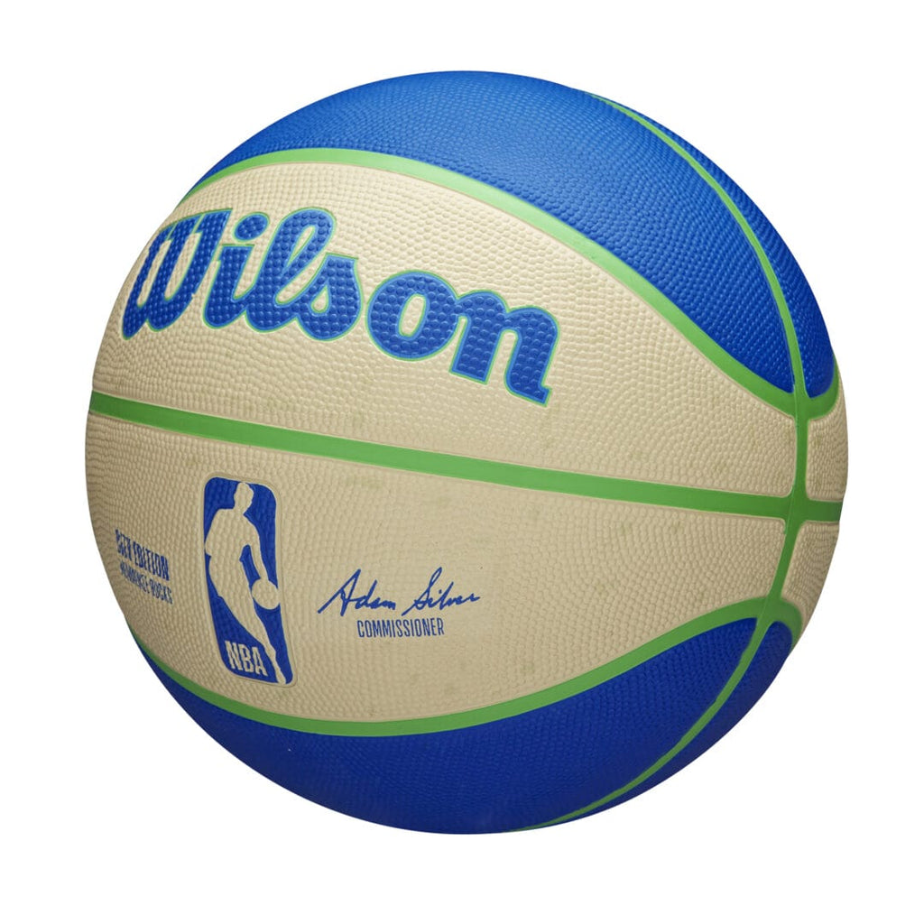 Wilson Team Sports | Basketball | NBA Basketball NBA Team City Edition Mil Bucks Size 7 TS093