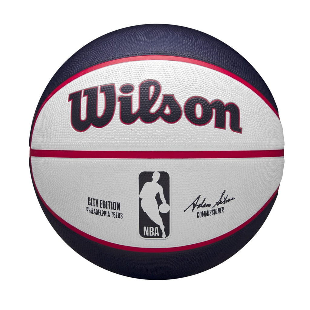 Wilson Team Sports | Basketball | NBA Basketball NBA Team City Edition Phi 76er Size 7 TS094