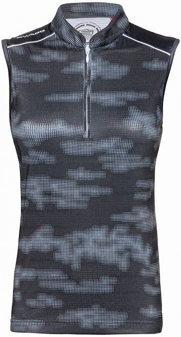 Swagg Women's Matrix Sleeveless Dry Tech Golfer Polo Shirt