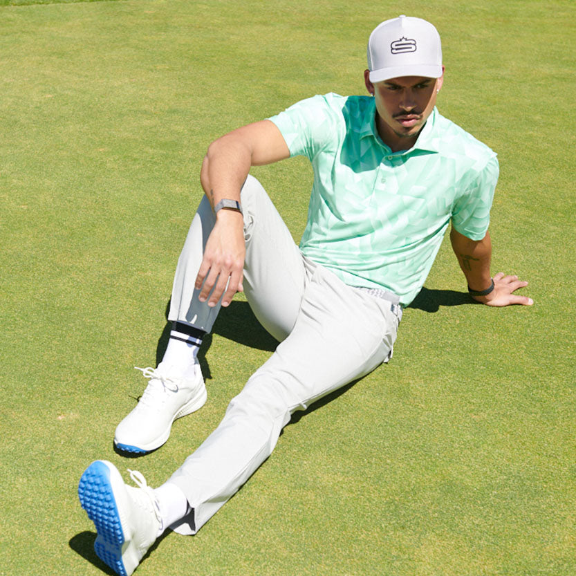 Men's Dimention Dry Tech Performance Golfer Polo Shirt