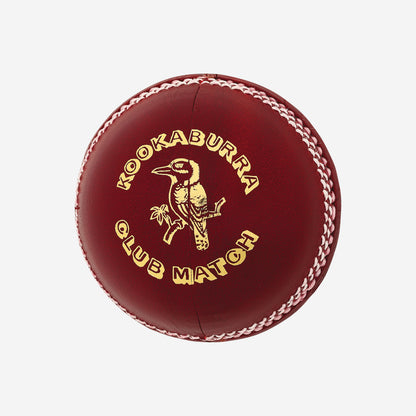 KOOKABURRA CRICKET BALLS - CLUB MATCH - 4 PIECE LEATHER
