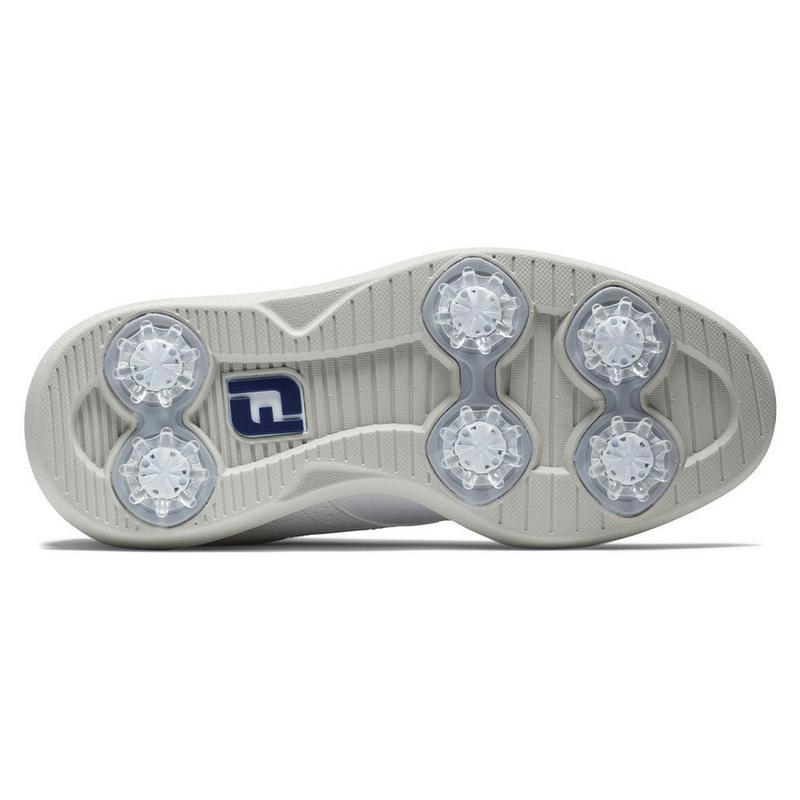 Footjoy Junior Golf Shoes | Traditions | White/White/Gray