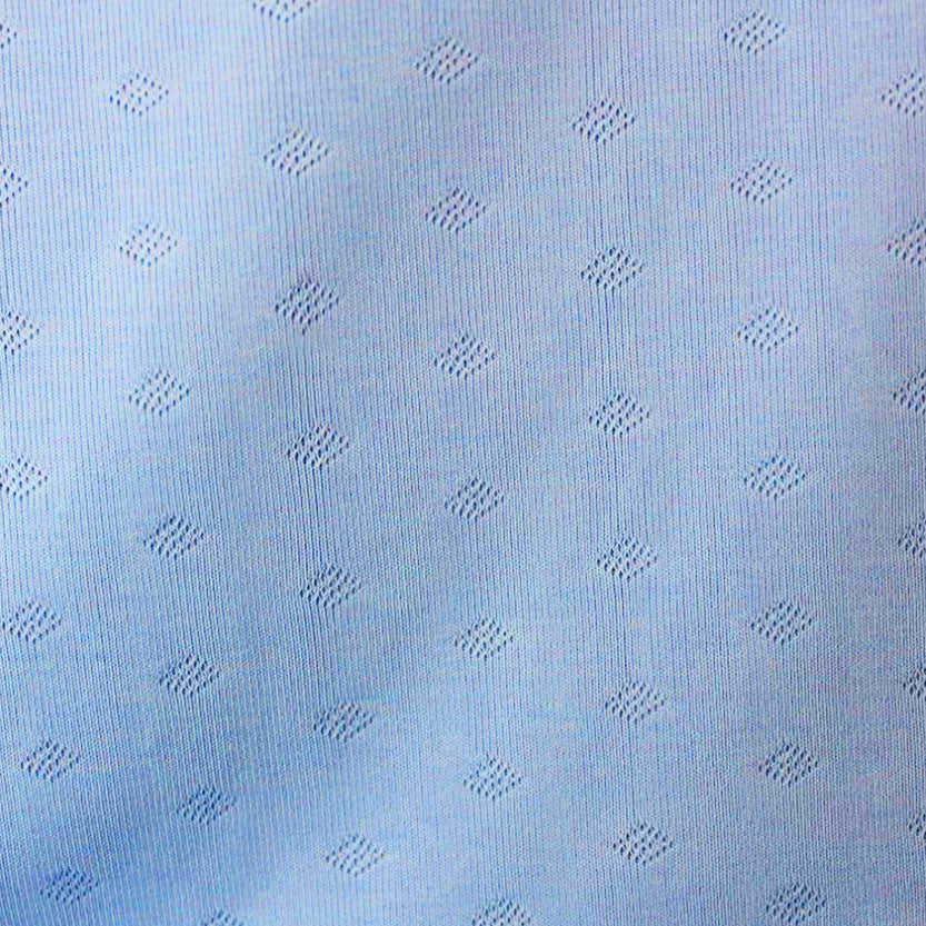 Men's Aztec Melange Dry Tech Performance Golfer Polo Shirt