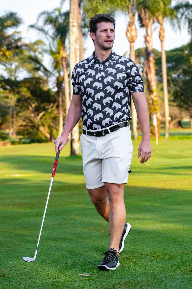 Custom Apparel Men's Golf Shorts | Flow Beige