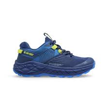 JUNIOR HI-TEC FUSE TRAIL LOW SHOES - ESTATE BLUE/VALLARTA BLUE