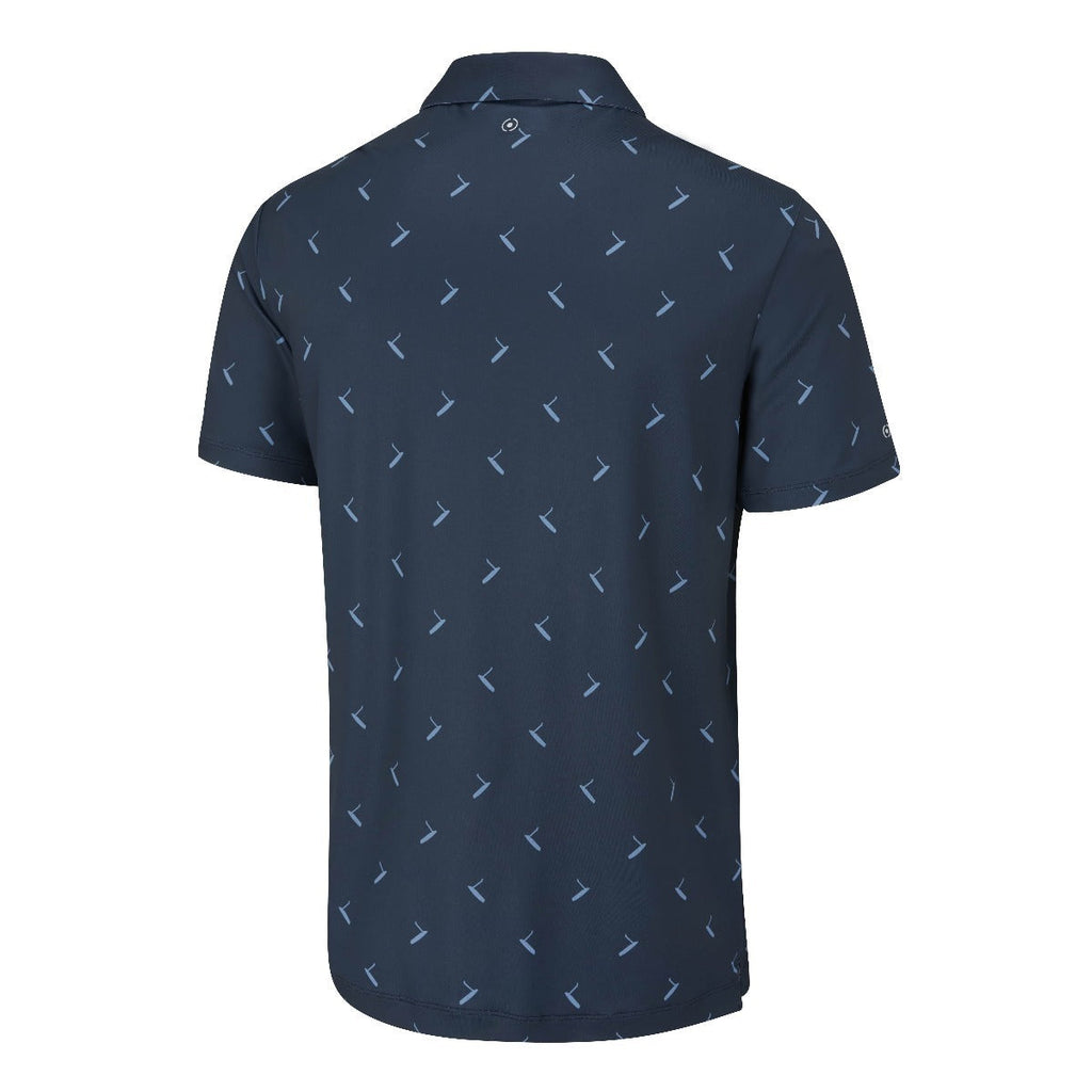 Ping Men's Golf Shirts | Gold Putter Polo | Navy