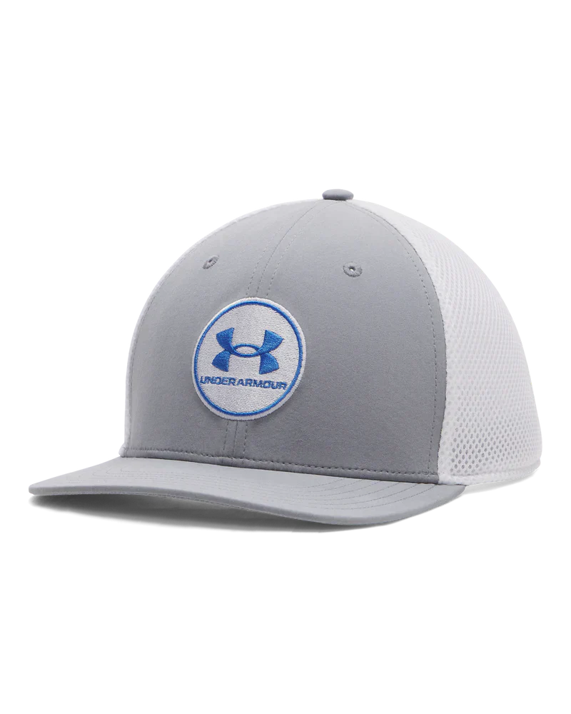 Under Armour Men`s Cap | ISO Chill Drive Low Stretch Fit Cap | Steel