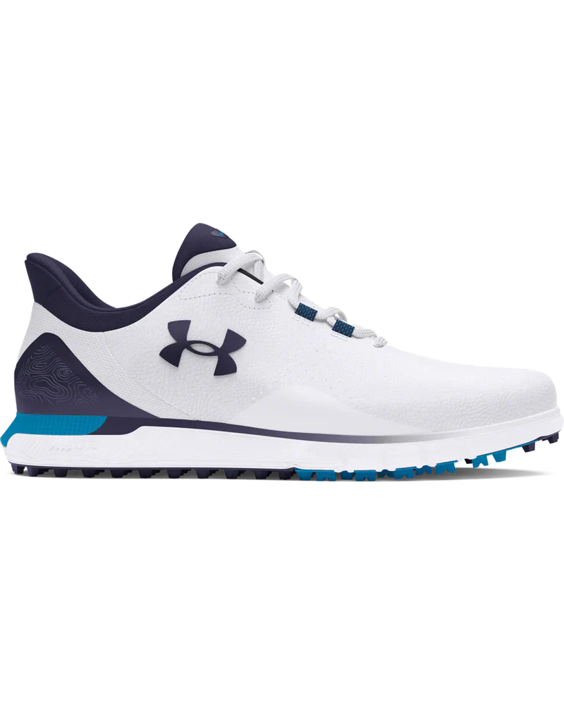 Under Armour Men`s Shoe | Drive Fade Spikeless | WhiteNavy/Blue
