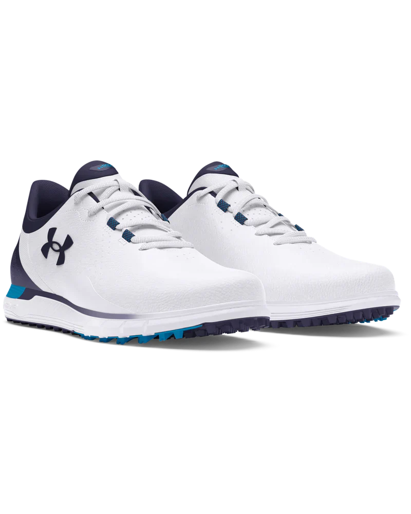 Under Armour Men`s Shoe | Drive Fade Spikeless | WhiteNavy/Blue