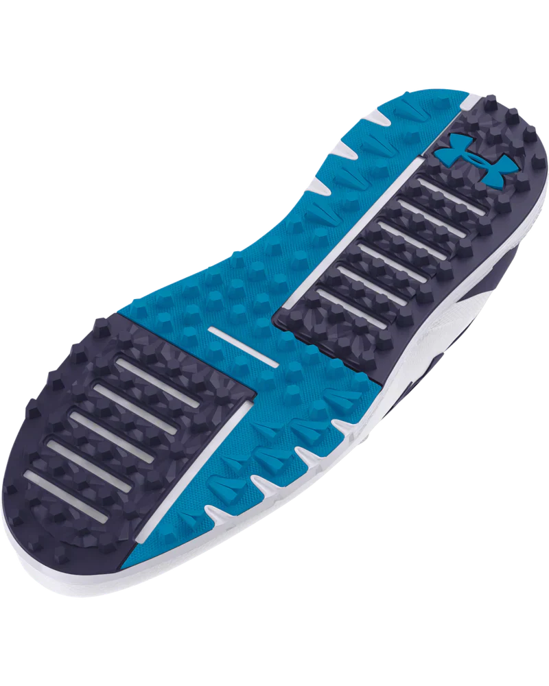 Under Armour Men`s Shoe | Drive Fade Spikeless | WhiteNavy/Blue