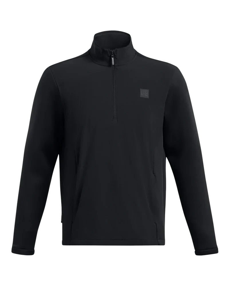 Under Armour Men's Golf Jacket | Drive Pro Storm | Hybrid Half Zip | Black