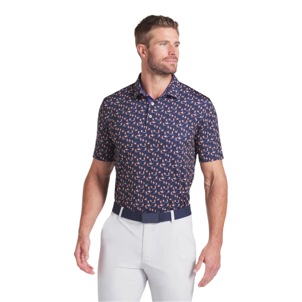 Puma Men's Golf Shirt | Paradise Polo | Black - Aquatic